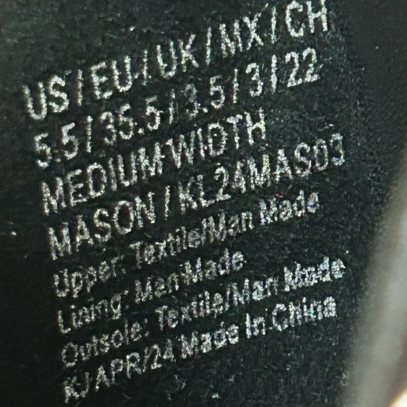 Kenneth Cole Tweed Mason Ballet Flats ankle strap women’s size 5.5M - Picture 5 of 15